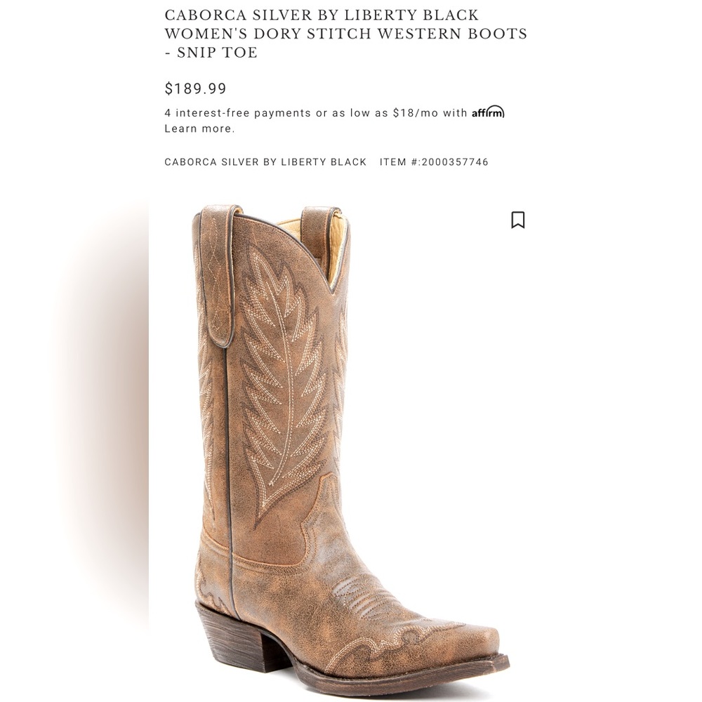 Women’s Size 6 cowboy boots. Excellent condition.